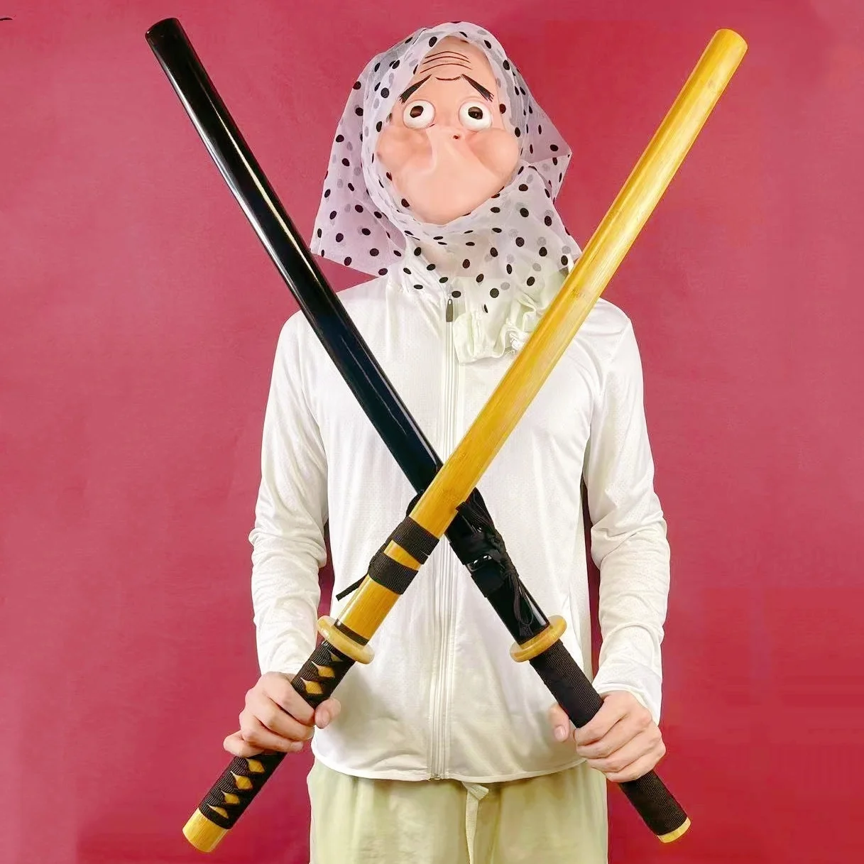 

40-дюймовый японский катана Кендо, деревянный меч, аниме, реквизит для косплея, настоящая японская катана, оригинальная самурайская сабля, ниндзя, нож, игрушка