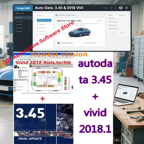 Imagen 2 del producto 2025 último software para automóvil 3.45AutoData + datos de taller vívidos Atris-Stakis Technik 2018.01V Enlace español polaco en varios idiomas