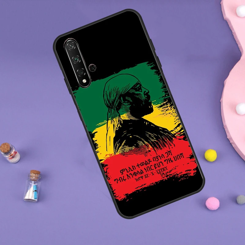 Emperor Menelik II of Ethiopia Case For Huawei Nova 10 9 SE 11 Pro 11i 8i 7i 3i Y60 Y61 Y70 Y90 Y91 P20 P40 P30 Lite Cover