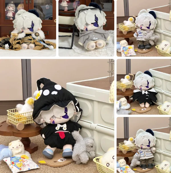 

Game Anime Honkai: Star Rail Khaslana Plushie Cotton Kawaii 20cm Keychain Pendant Xmas Birthday Gift Halloween Gift Collection