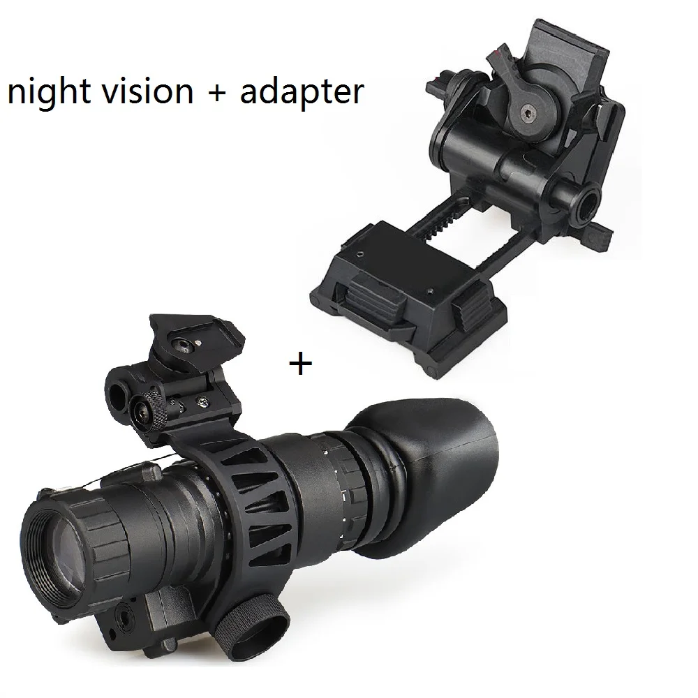 

Бесплатная доставка EAGLEEYE 4X ночное видение Тактический Цифровой прицел NVG очки для стрельбы телескоп крепление на шлем