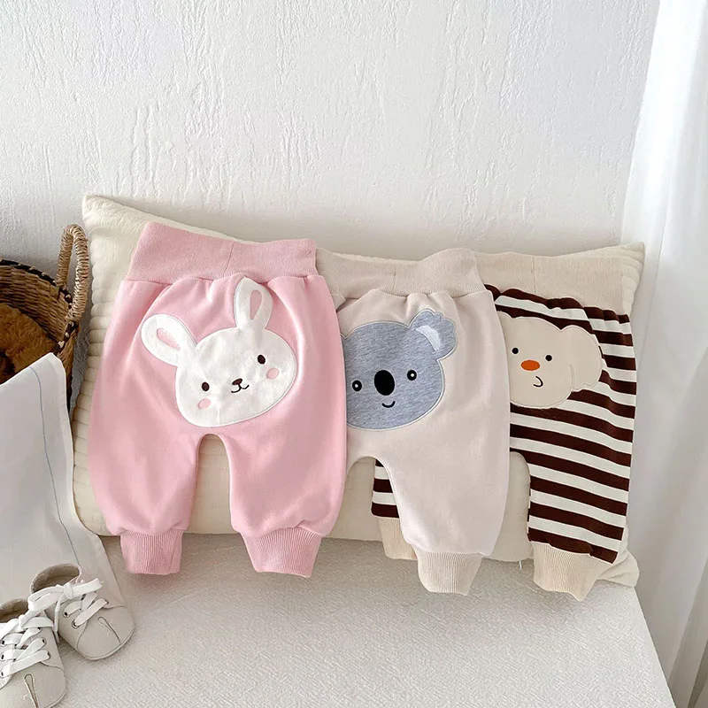 Baby Casual Pants 0-3T Infant Girls Cartoon Animal Big PP Trousers Toddler Cute Bunny Leggings