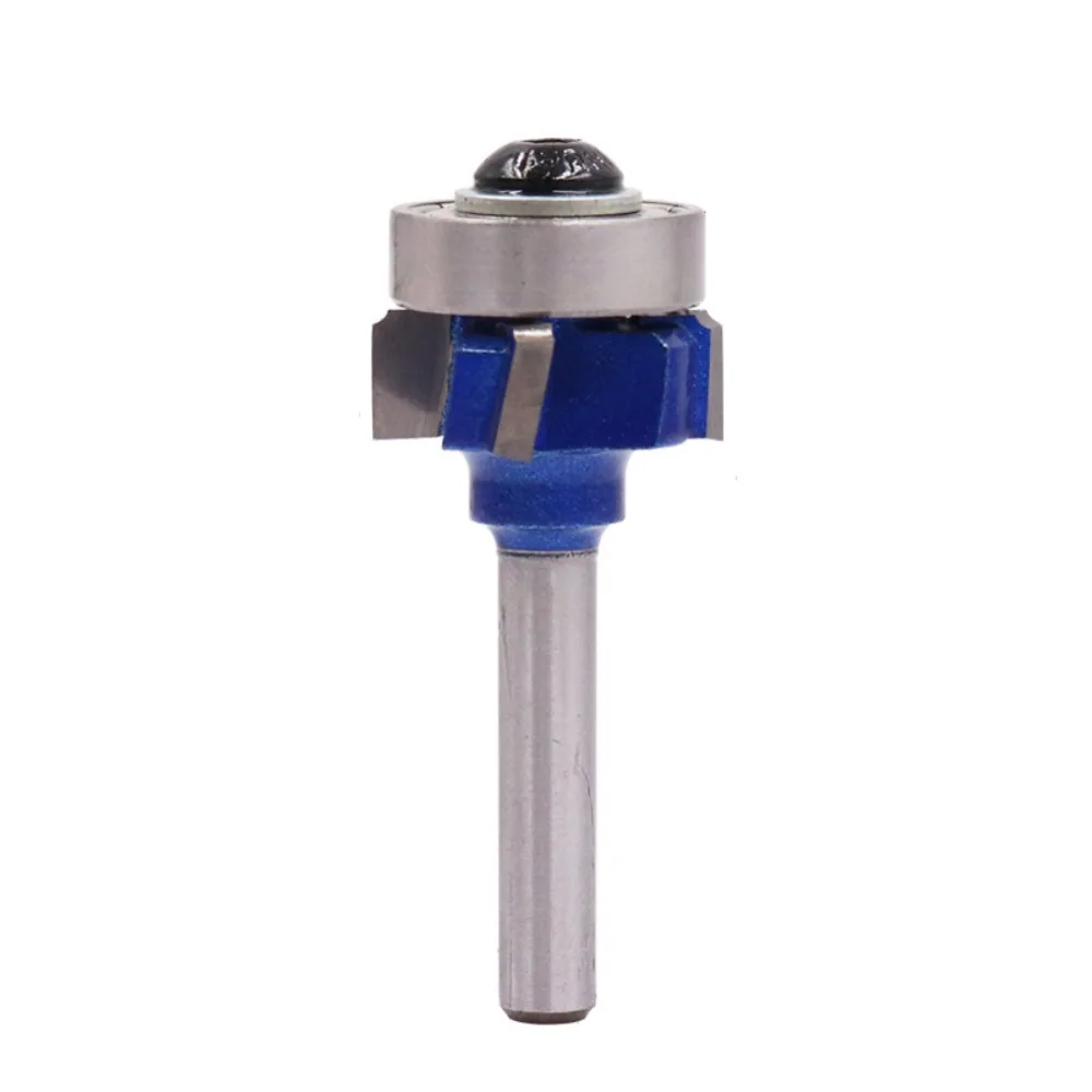 

6.35mm Shank Round Router Bit 4 Corner Trim Edging Woodworking Milling Cutter Alloy Steel R1 R2 R3 Classical Cutter Bit