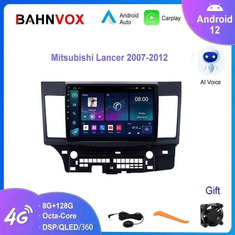 

10.1" Android 12.0 Car Radio for Mitsubishi Lancer 2008-2015 GPS Navigation Multimedia Player Carplay 4G Stereo Head Unit 2 Din