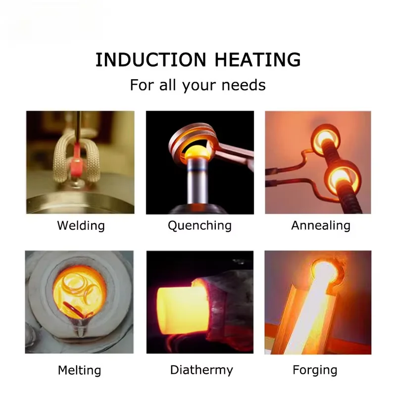 Induction Forging Equipment high frequency induction heater Handheld Copper Tube Welding Brazing And Quenching Machine