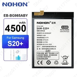 NOHON EB-BG985ABY Phone Battery for Samsung Galaxy S20 Plus S20+ S21 S22 S23 S24 G9850 SM-G985F SM-G9860 Replacement Batteries