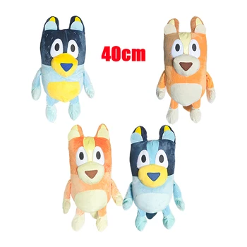 40 cm Bluey Knuffel Bingo Pluche Knuffels Hond Knuffels Anime Lucky Plushie Chili Cartoon Pop Kerstcadeaus voor Kid