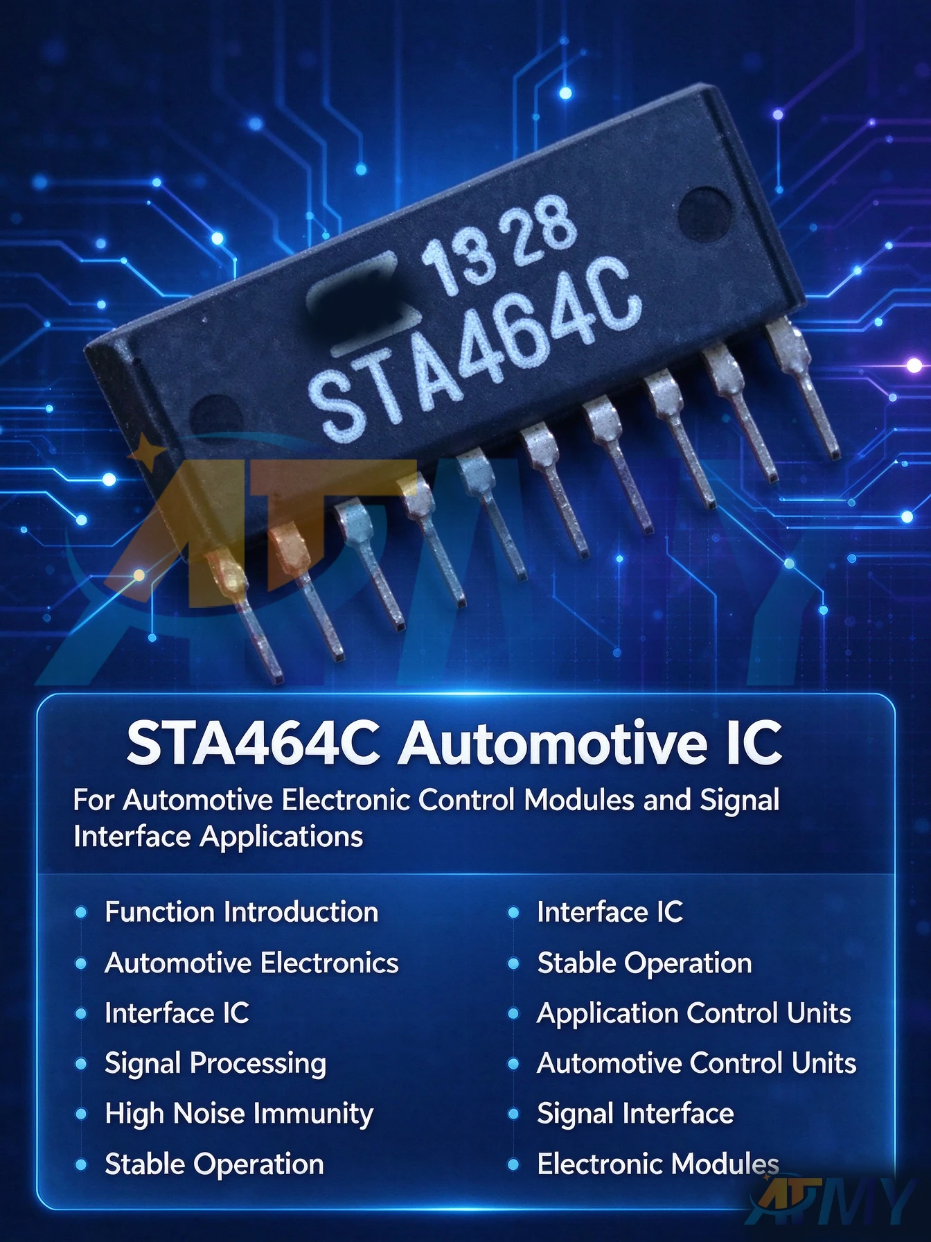 STA460C STA461C STA464C STA508A STA509A Car computer board chip