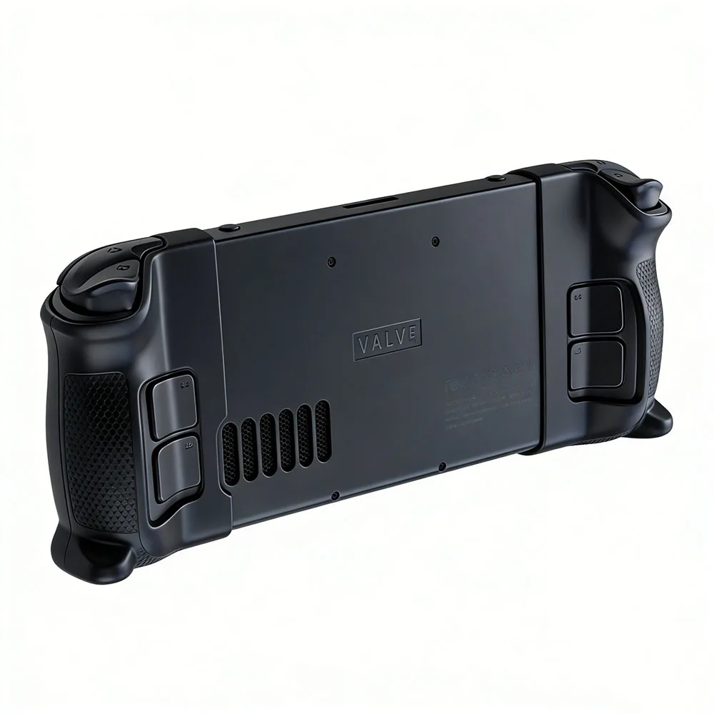 Soft Silicone Skin Cover Case For Steam Deck OLED w/Vinyl Decal Sticker and Thumb Stick Grip Cap Protector view 5
