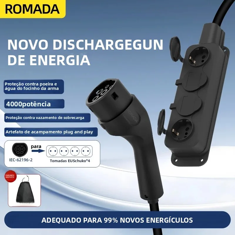 portable-16a-4kw-v2l-cable-electric-car-side-discharge-plug-ev-charger-iec62196-2-type2-16a-with-eu-socket-outdoor-power-station