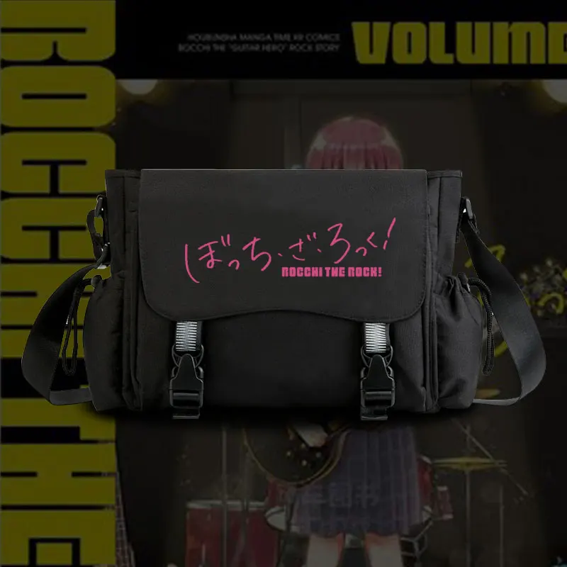 ROCK! hitori bocchi Messenger Bag Casual Cosplay Student Cover Power Shoulder Bag For Men Teenagers