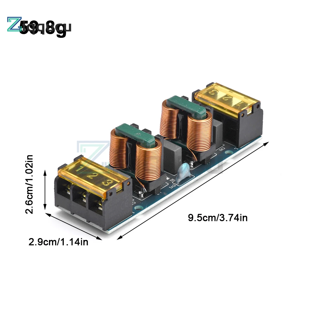 EMI High Frequency Two-stage Power Low-pass Filter Board For Power Supply Amplifier PCB Copper Electrical Access Filter Circuit