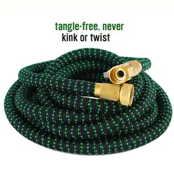 Garden Hose Upgrade: Expandable,Retractable, Non-knotted hose 3/4” Connector Accessories For Garden Watering And Dleaning.”