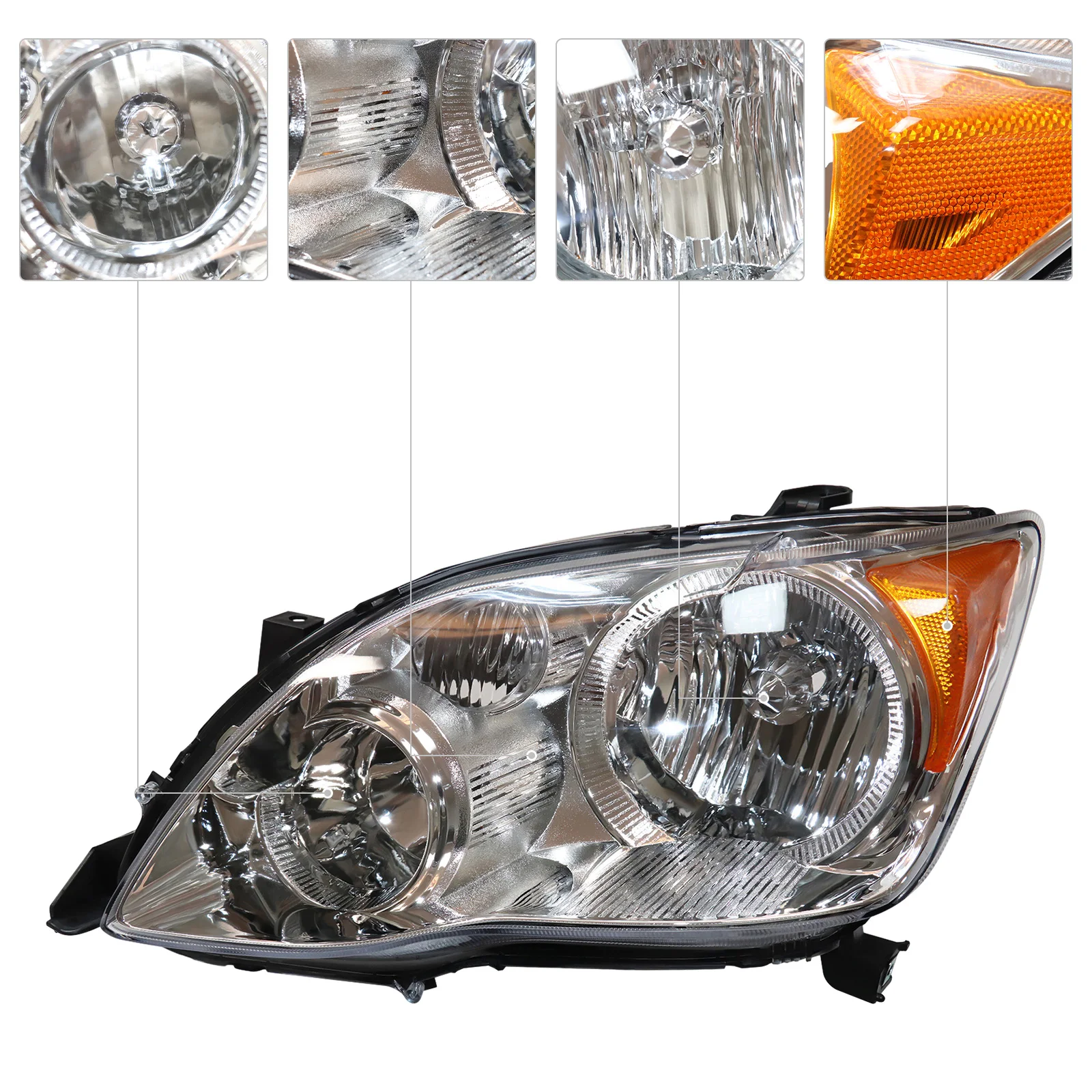 HID Headlight Assembly Left Side For 2008 2009 2010 Toyota Avalon XL XLS Headlight Replacement Headlamp OEM Clear Lens