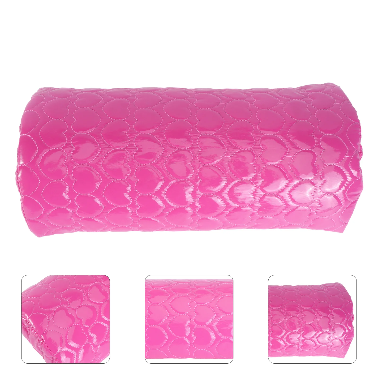 

Portable Heart Shaped Wrist Pad Rosy Sturdy Support for Nail Technician Comfortable Manicure Hand Rest Cushion Lightweight