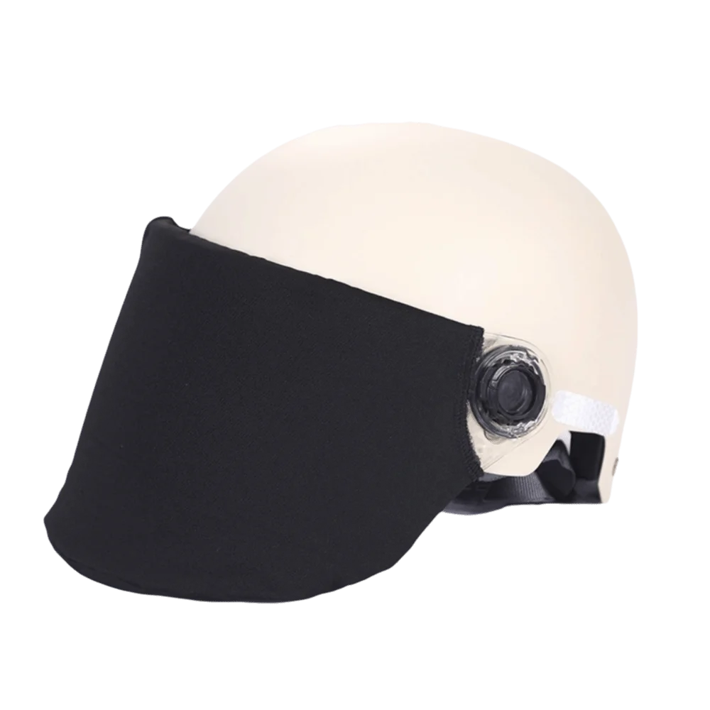 Polyester fiber Helmet Lens Cover Anti Glare Sun Protection Rider Lens Sleeve Flexible Fabric Dust Proof Visor Sun Shield
