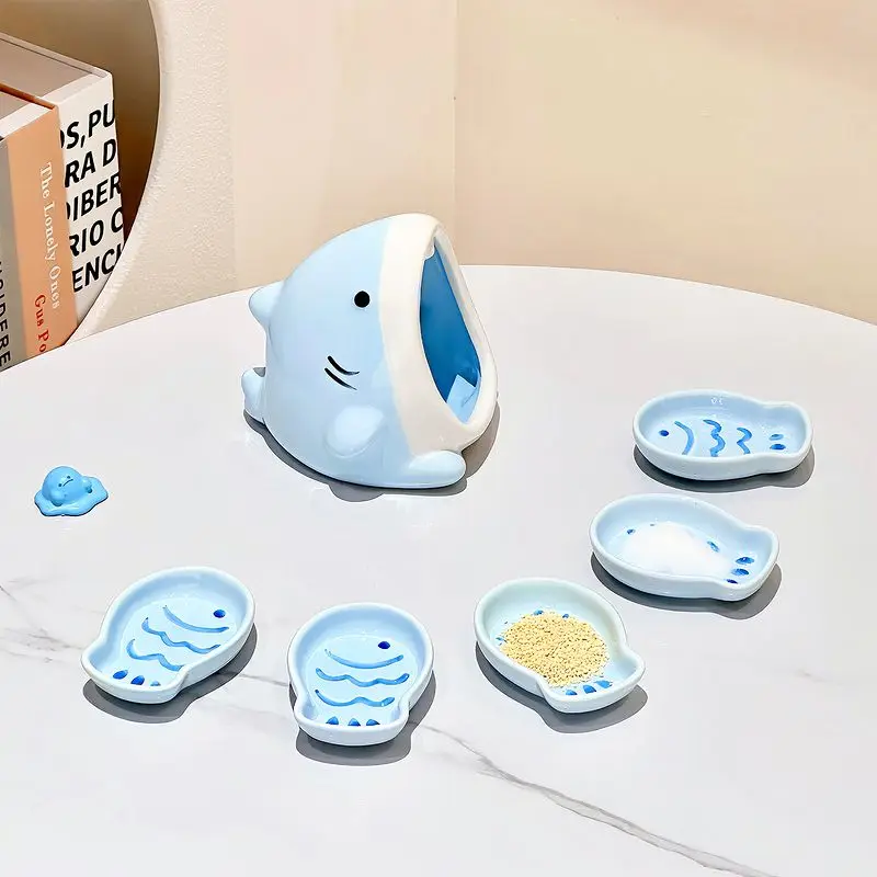 Dipping Plate Set Household Underglaze Ceramic Flavor Plate