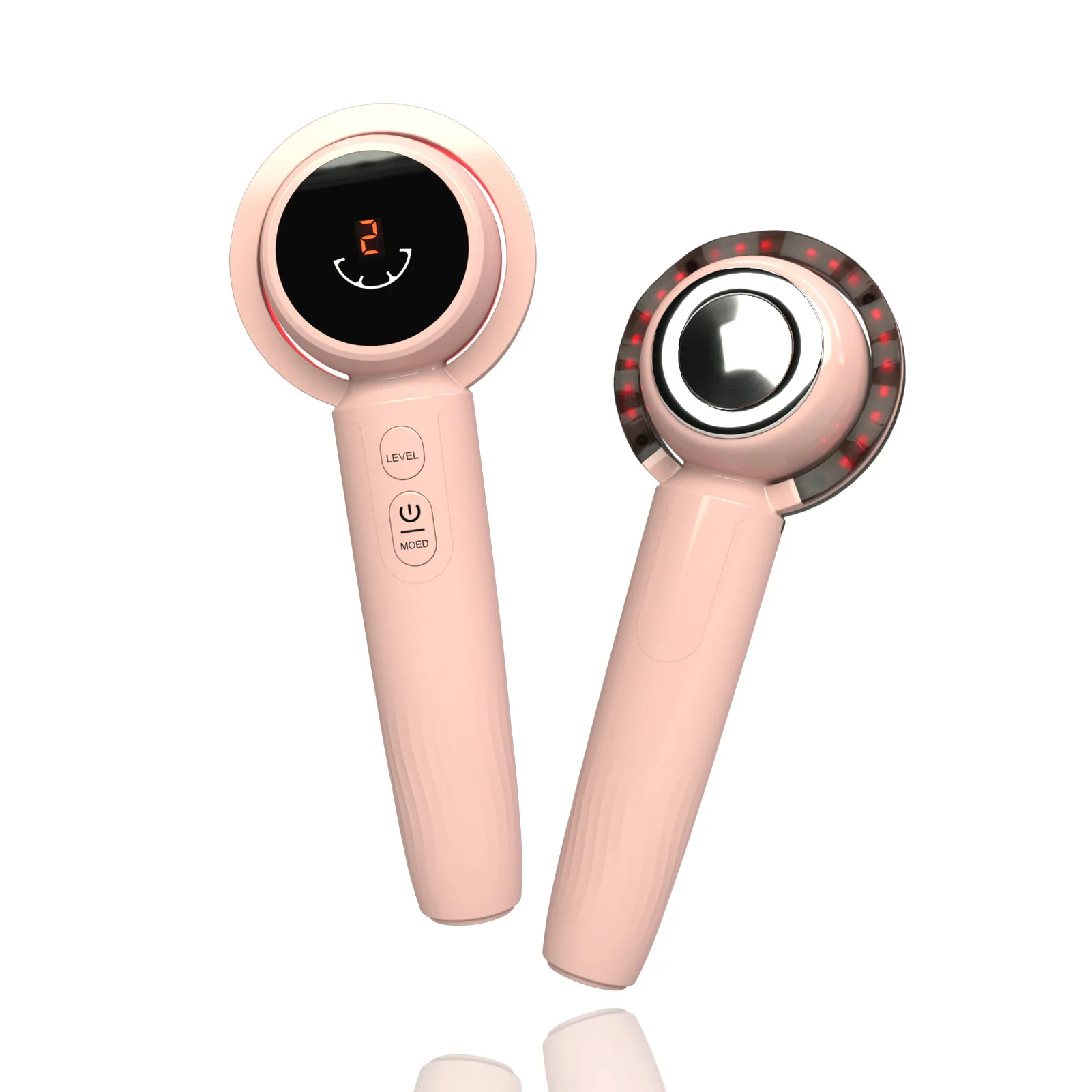 Microcurrent อัลตราโซนิกฟื้นฟูผิวคอยกกระชับร่างกายอุปกรณ์ความงาม