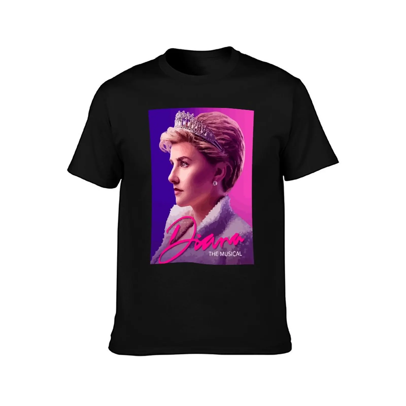 Diana the musical logo T-Shirt t shirts for man slim fit T-Shirt