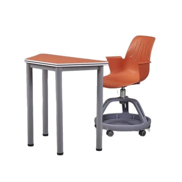 Tong Age School Smart Maker Classroom Counseling Class Trapezoidal Hexagonal Art Training Table Splicing Fan Table And Chair