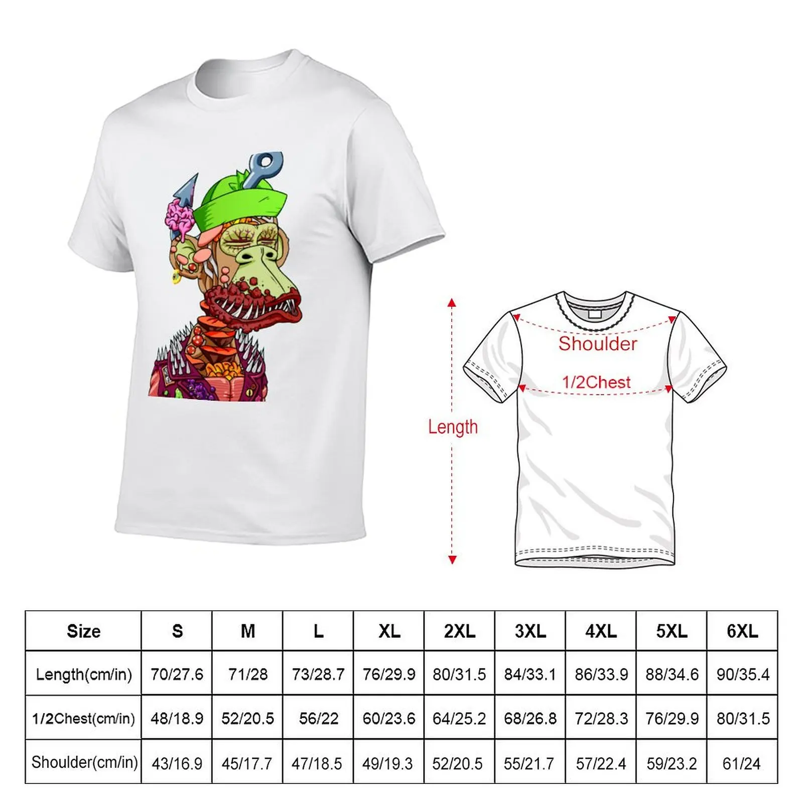 Nft mutant ape yacht club #861 rare T-Shirt Minimal Art Print T-Shirt