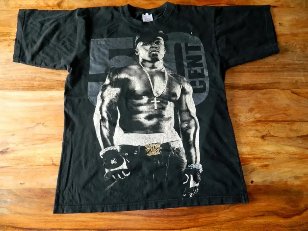 G Unit Label 50 Cent Tee Shirt Fiddy Hip Hop T-Shirt - L2024 High quality Brand T shirt Casual Printed 100% Cotton