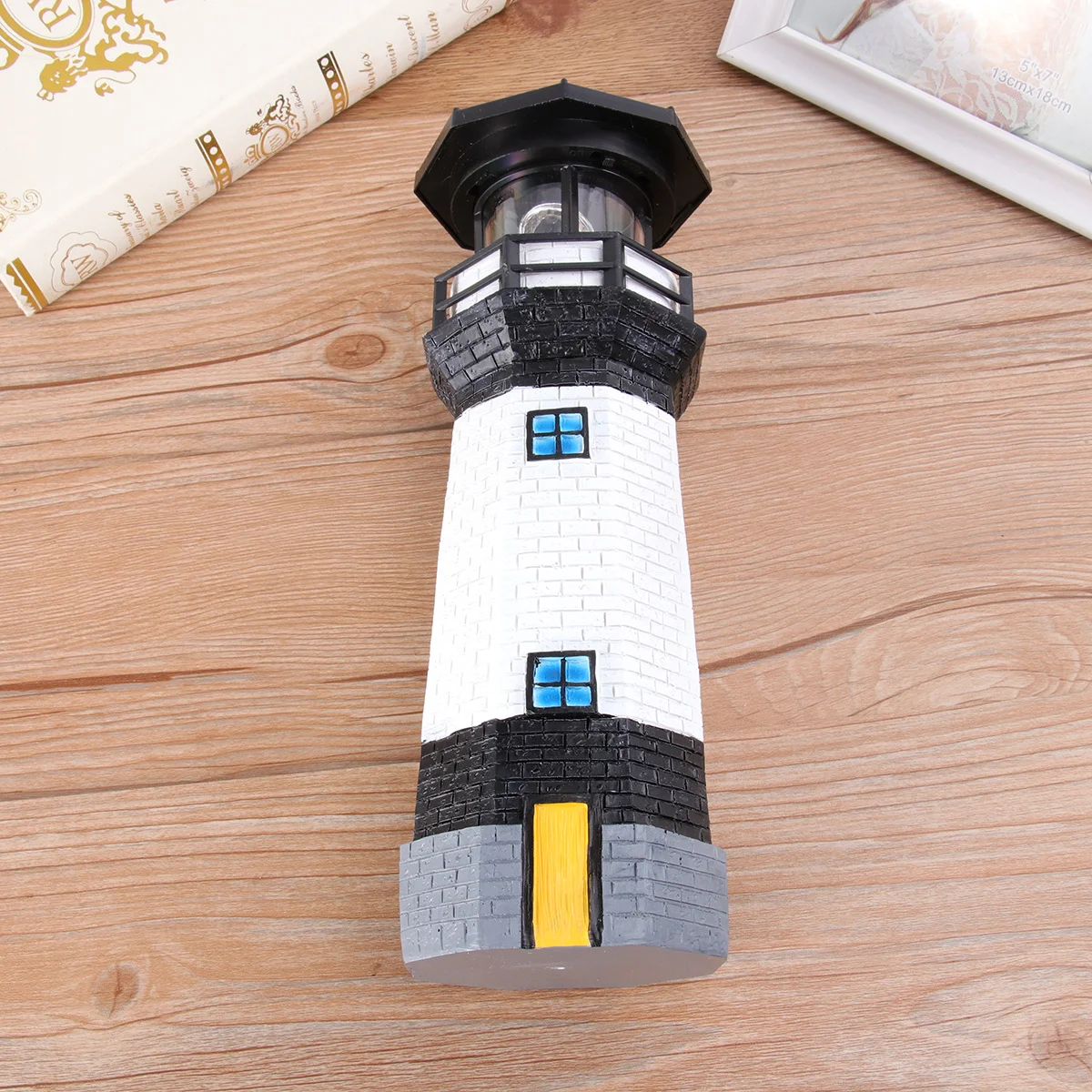 

1Pcs Rotating Lighthouse Solar Lamp Outdoor Garden Decorative Light Waterproof Landscape Lighting for Lawn Yard