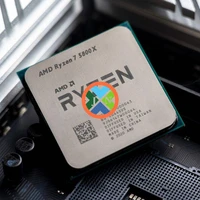 Procesador de CPU AMD Ryzen 7 5800X R7 5800X 3,8 GHz, ocho núcleos, 16 hilos, 7NM, L3 = 32M, 100-000000063, enchufe AM4
