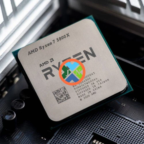 Procesador de CPU AMD Ryzen 7 5800X R7 5800X 3,8 GHz, ocho núcleos, 16 hilos, 7NM, L3 = 32M, 100-000000063, enchufe AM4