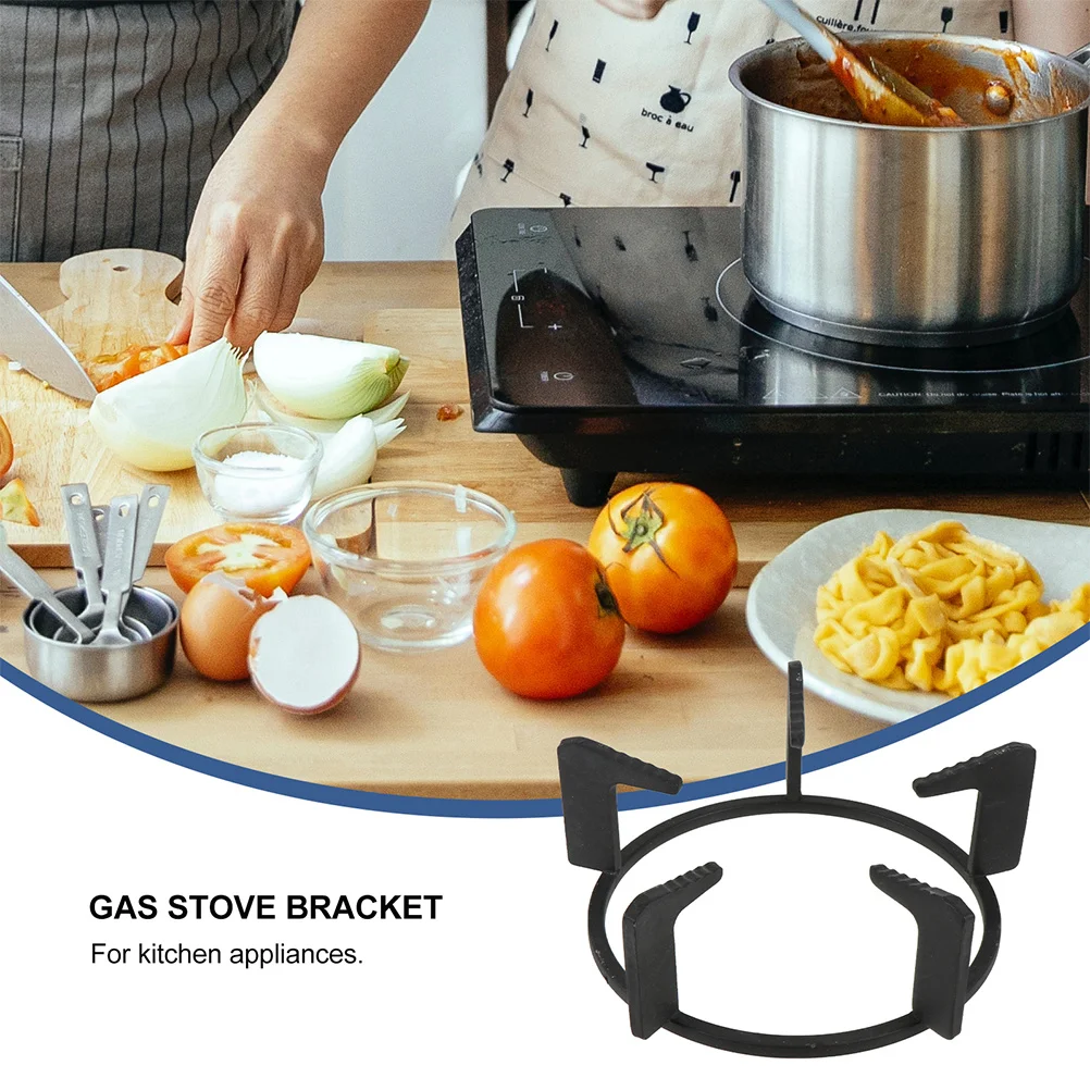 

Cast Iron Wok Ring 5-Claw Anti-Slip Heavy Duty Pot Rack For Gas Stove Kitchen Cooktop Campfire Oven Non-Rust Wok Support