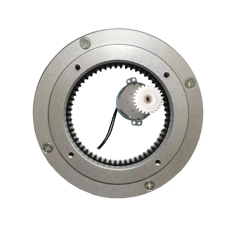 140mm Aluminum Alloy Electric Rotating Turntable AC220V 3RPM 50KG Load for Dining Table Exhibition Display