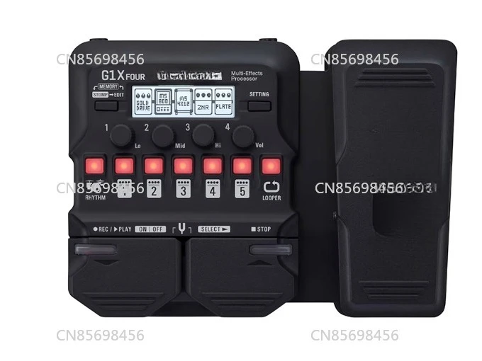 Гитарный мультиэффектовый процессор Zoom G1 FOUR G1X FOUR с педалями Emoji