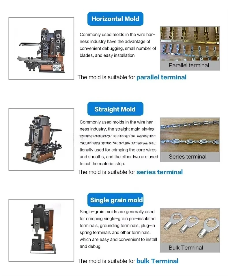 Automatic 2T Super Mute Terminal Crimping Machines Electric Wire Processing Machine Jst Connector C Le Crimp Machine