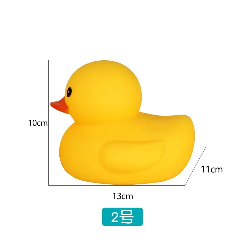 1pcs Bath Toys Baby Kids Rubber Yellow Ducks PVC Bathe Room Water Fun Game Playing Newborn Boy Girl Toys for Children