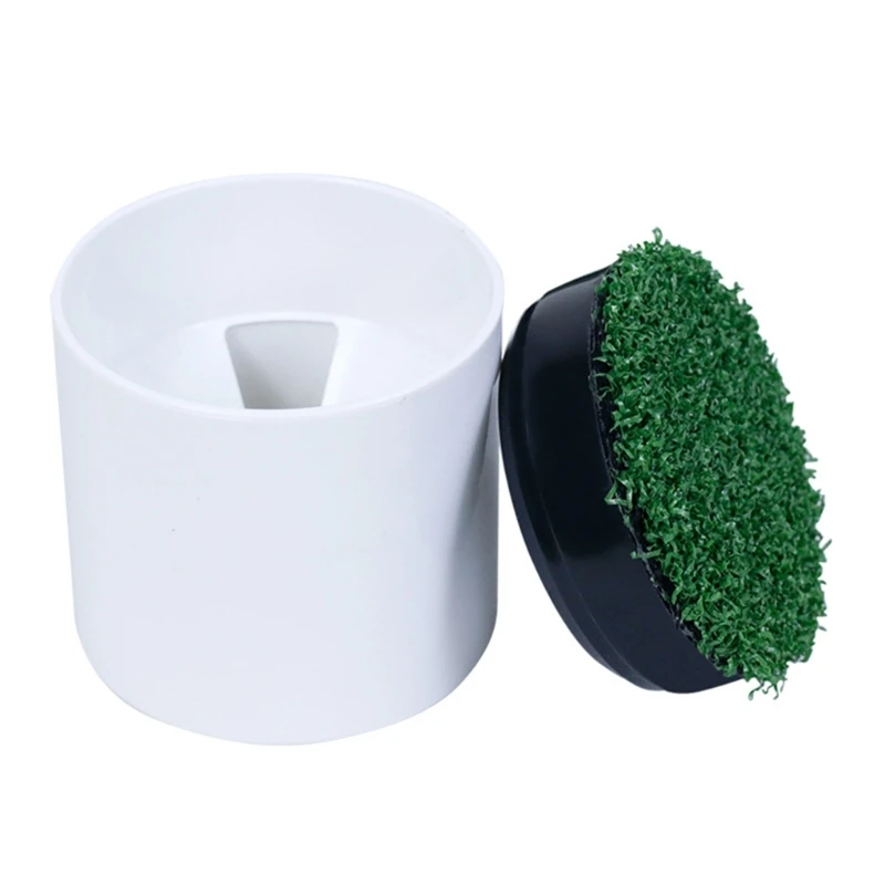 1/2pcs Waterproofs Golf Hole Putting Green Cup Covers Simulated Lawn Golf Cup Cover Training Aids Green Hole Cup Cover