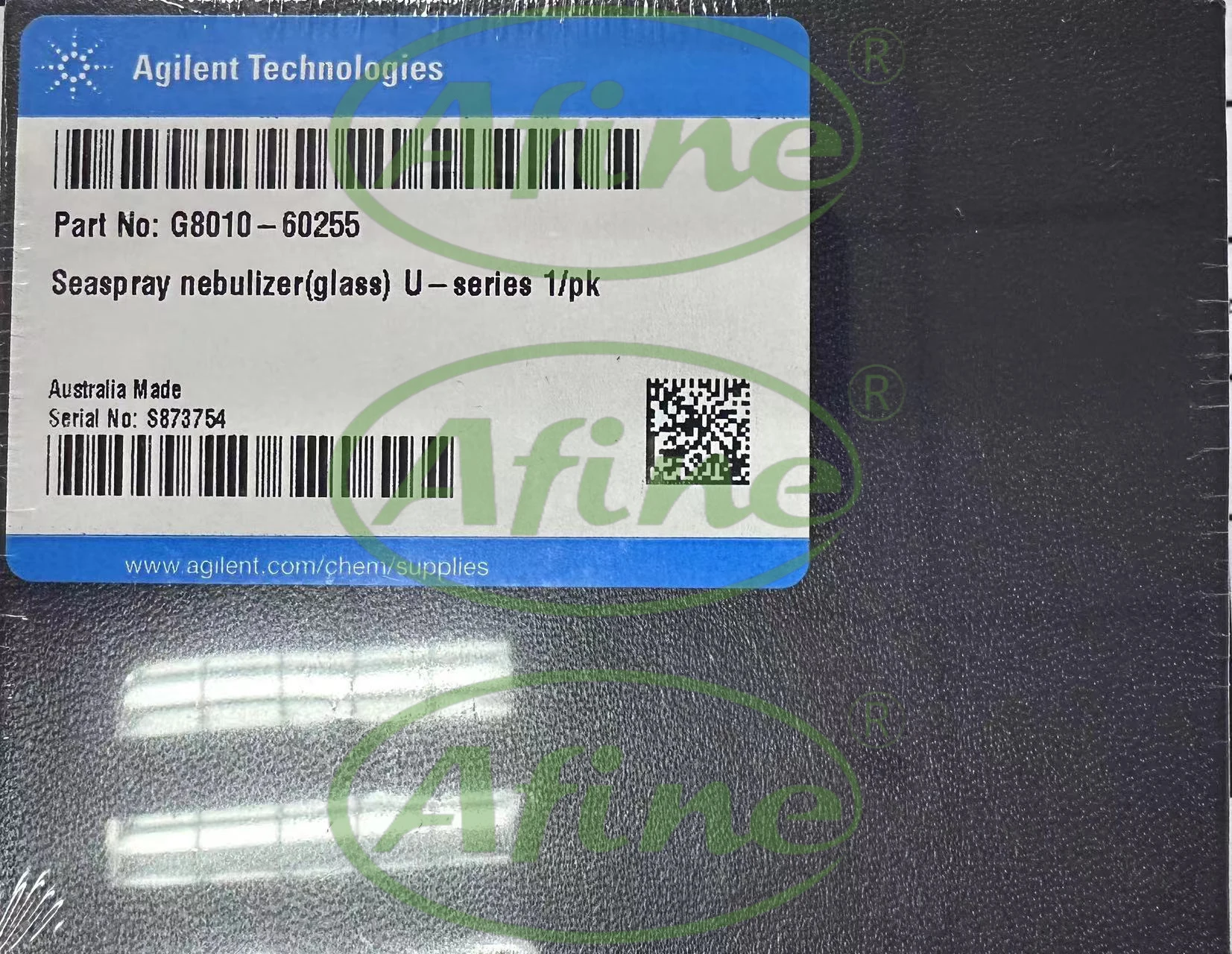 

AFINE Agilent Nebulizers for ICP-OES, G8010-60255, for 5000 ICP-OES Seaspray Glass TDS UniFit Fitting 0.75 mm ID x 700 mm EzyLok