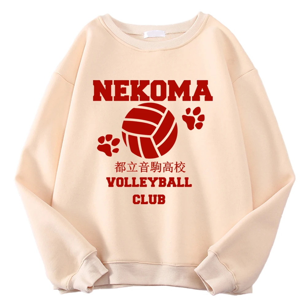 Kageyama Tobio Haikyuu Anime Prints Sweatshirts For Men Fashion Casual Hoodies Loose Crewneck Pullovers Autumn Fleece Clothing