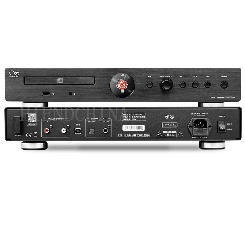 

CD-плеер Shanling CD-S100 23 версия AK4493SEQ ЦАП 768 кГц/32 бит DSD512 TA8092 Операционный усилитель Bluetooth 5,0 USB декодирование