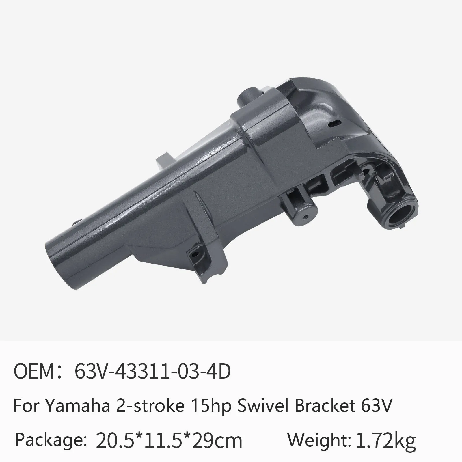 For Yamaha 2-stroke 15hp Outboard Engine Swivel Bracket 63V-43311-03-4D