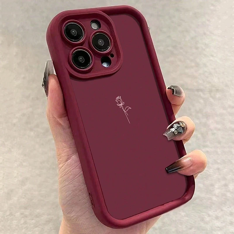 حافظة لهاتف آيفون 17 برو ماكس XS X XR 16E 14 15 16 7 8 Plus 13 12 11 17 Air SE2 حافظة ناعمة