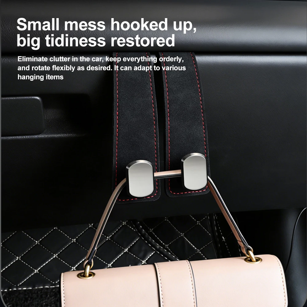 Auto-Kopfstützenhaken für Taschen, Sitzrücken-Organizer, Halterclips, Auto-Befestigungshaken, Handyhalter, Auto-Aufbewahrungshaken – Detail 8