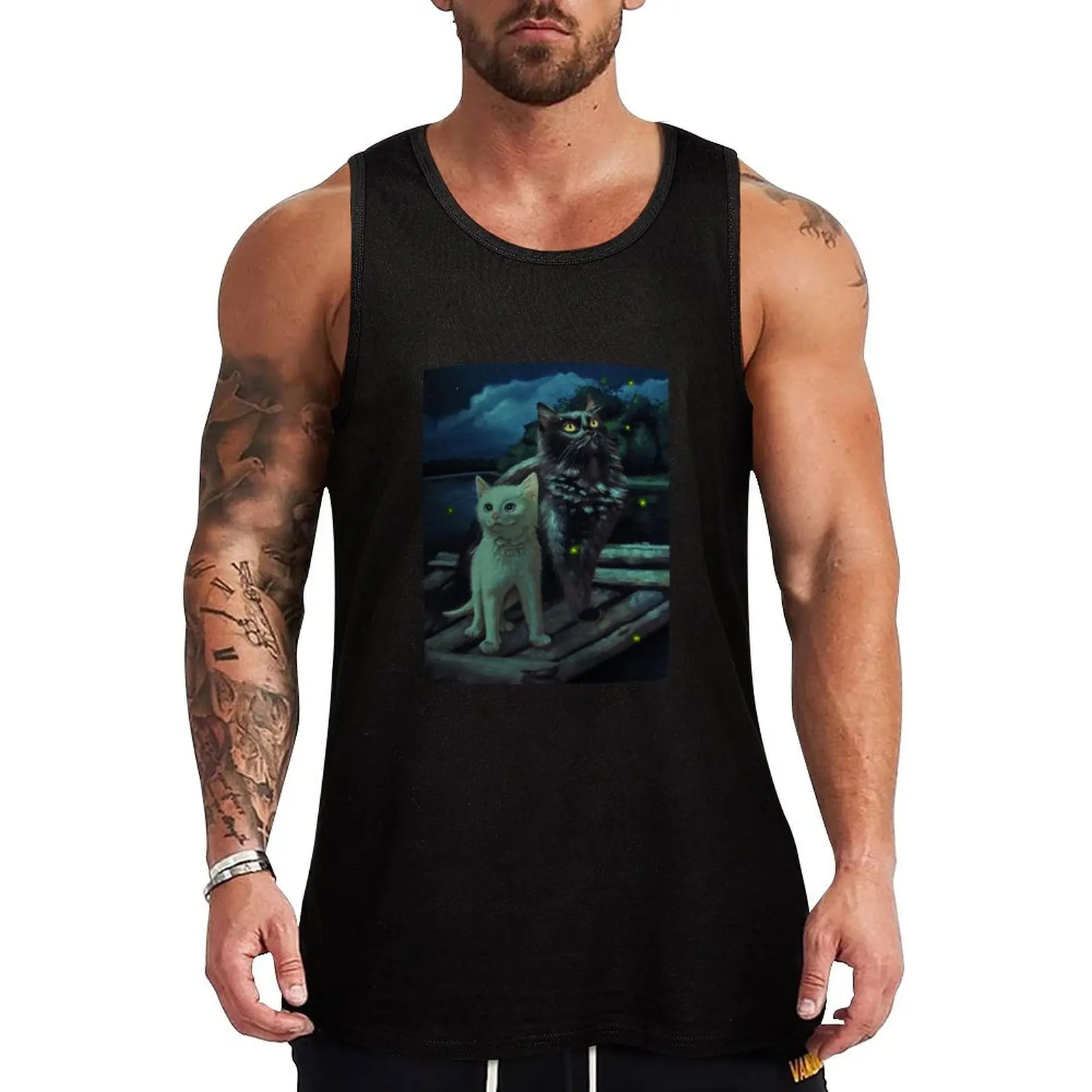 Big River Tank Top Men's gym clothing Male clothes