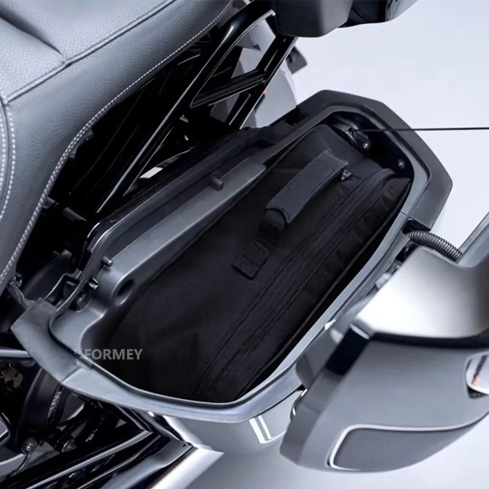 For BMW K1600B R 18  R18 B Transcontinental Motorcycle Accessories Black Side Saddlebags  Liner Inner Bag Case Box Luggage Bags