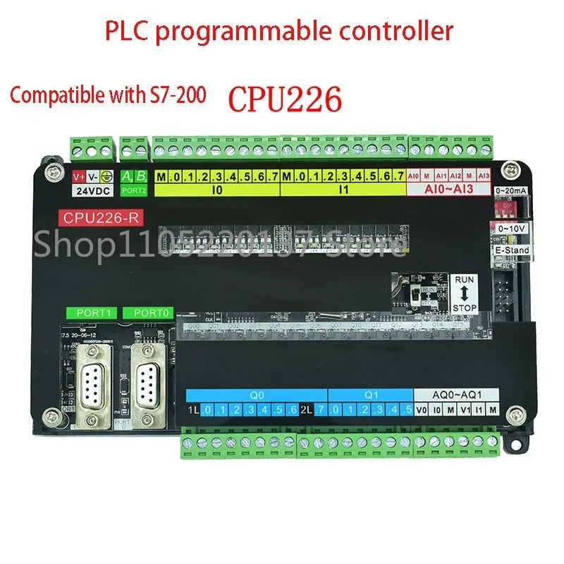 PLC Industrial Control Board S7-200 Domestic CPU226cn Simple Plate Module with Analog 16 in 14 Out DC24V Programmable Controller