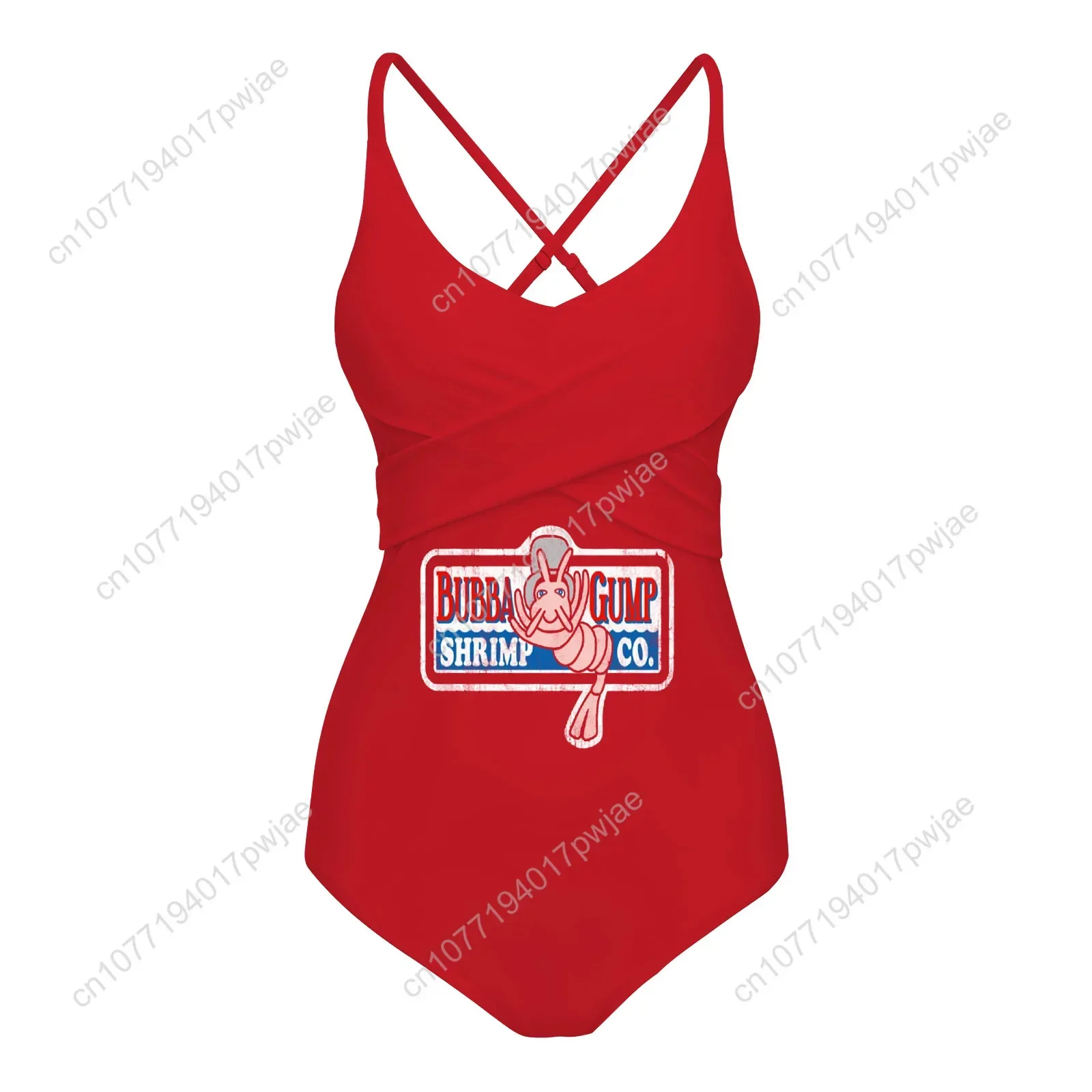 BUBBA GUMP SHRIMP Swimsuit Womens Sling Swimsuits Sexy Swimwear Forrest Gump Beach Bikini Summer Holiday Customize Bathing Suits