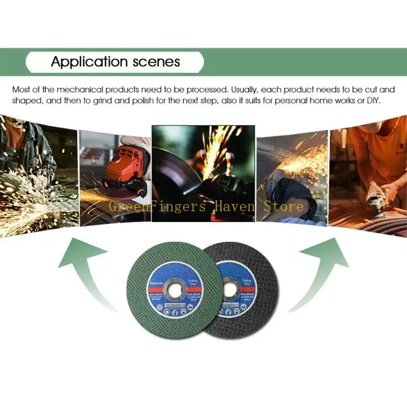 F68D Metal Cutting Disc Grinder Stainless Resin Double Mesh Grinding Wheel Polishing Tools 5pcs