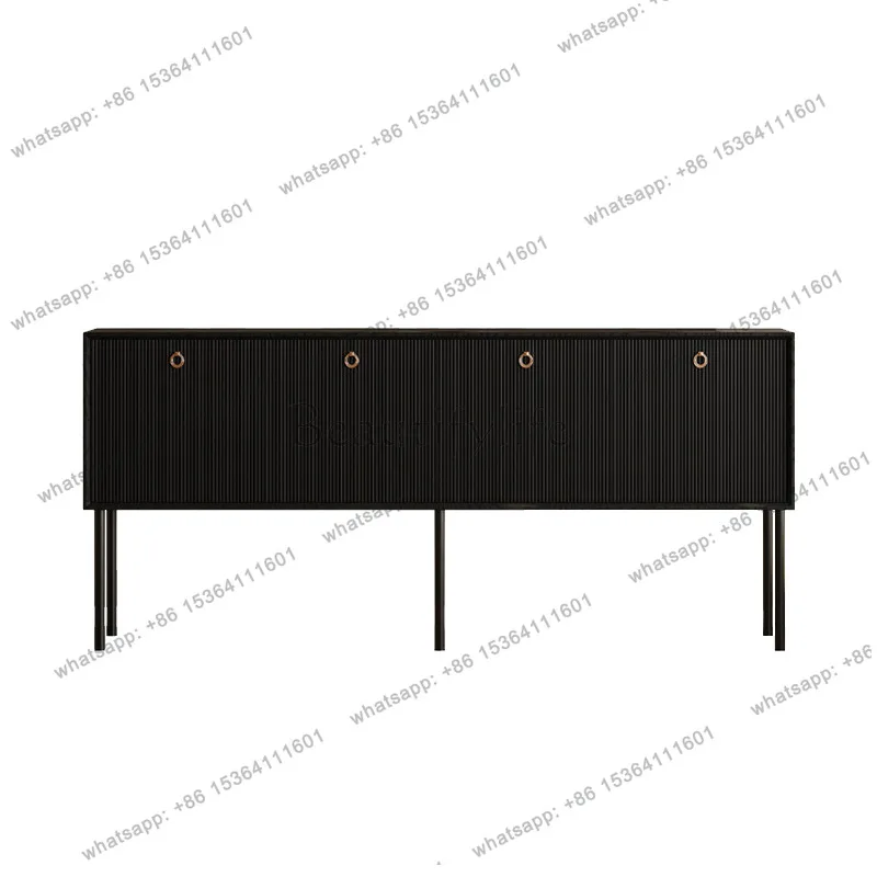 

Italian light luxury dining side cabinet household living room decoration storage entrance cabinet