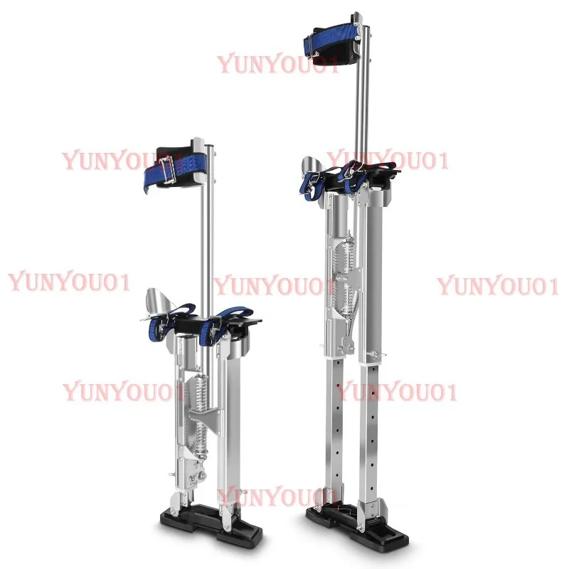 

18 "-30" Adult Stilts, Height-adjustable Aluminum Work Stilts with Knee Pads