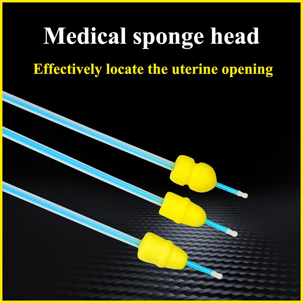 5Sets Pet Dog Artificial Insemination Catheter Pipe Tube Plastic With Foam Sponge Outer Casing Cannula Canine Clinic Supplies