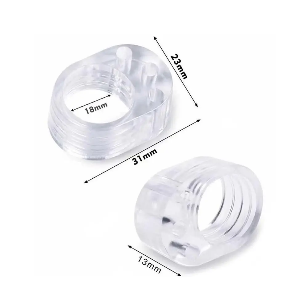 Kitchen Transparent Safety Anti-collision Ring Protection PVC Handle Bumper Wall Protector Stop Bumper Door Stopper